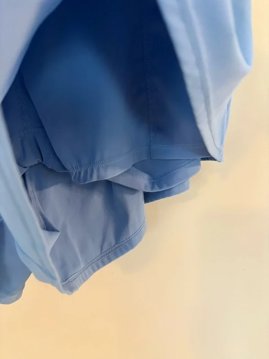 Pair of Flowy Butterfly Shorts in Black & Light Blue - Picture 13 of 16